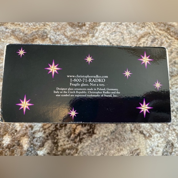 Christopher Radko Patriotic Ornament United For Freedom NEW Sept 11 USA Flag - Picture 2 of 6